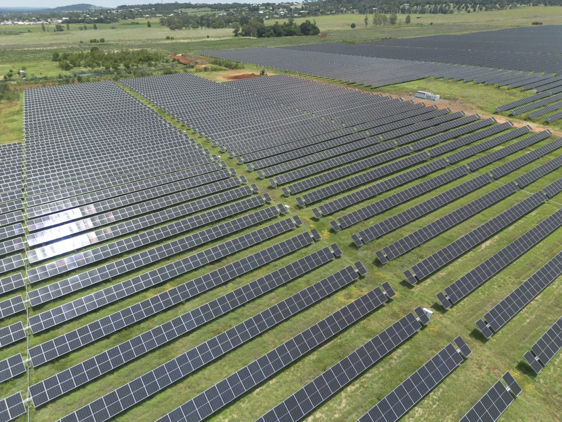 Kingaroy Solar Farm aerial view