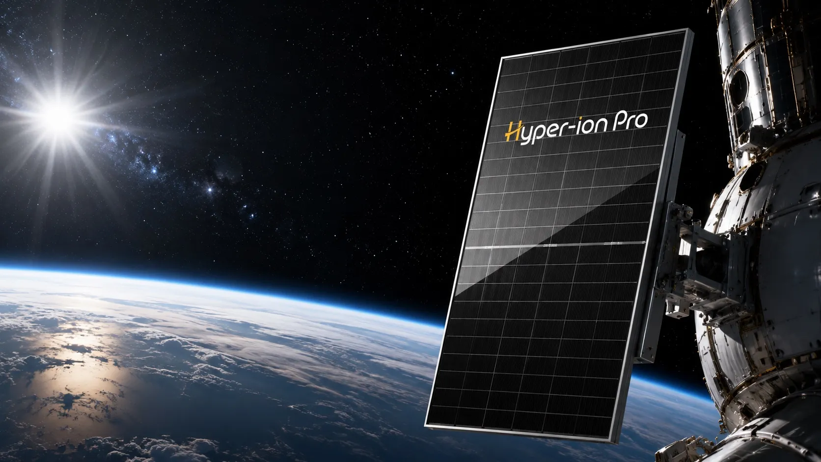 Risen Hyper-ion Pro module in orbit above Earth